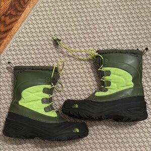The North Face Green Rain & Snow Boots